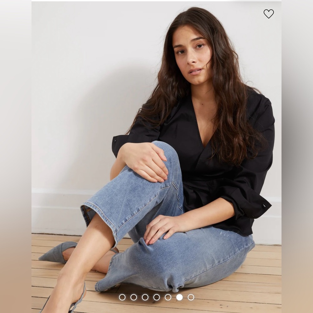 UNIVERSAL STANDARD Ella High Rise Straight Leg Jeans